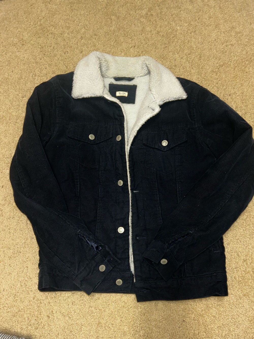 Joel Gott Sherpa-Lined Corduroy Jacket